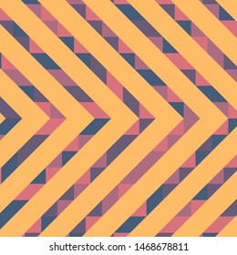 Abstract geometric background with lines of colored triangles. Can be used as poster, banner, border, background, Wallpaper, card, print and etc. Eps10 vector.