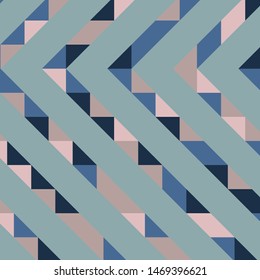 Abstract geometric background with lines of colored triangles. Can be used as poster, banner, border, background, Wallpaper, card, print and etc. Eps10 vector.
