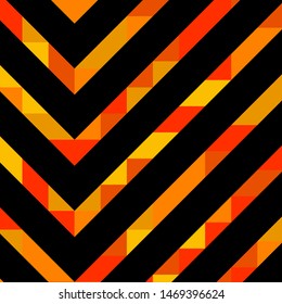 Abstract geometric background with lines of colored triangles. Can be used as poster, banner, border, background, Wallpaper, card, print and etc. Eps10 vector.