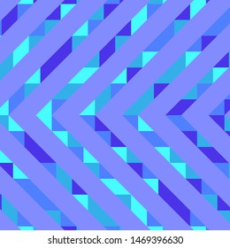 Abstract geometric background with lines of colored triangles. Can be used as poster, banner, border, background, Wallpaper, card, print and etc. Eps10 vector.