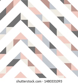 Abstract geometric background with lines of colored triangles. Can be used as poster, banner, border, background, Wallpaper, card, print and etc. Eps10 vector.