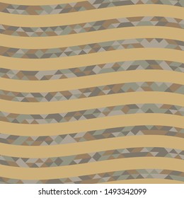 Abstract geometric background with lines of colored triangles. Can be used as poster, banner, border, background, Wallpaper, card, print and etc. Eps10 vector.