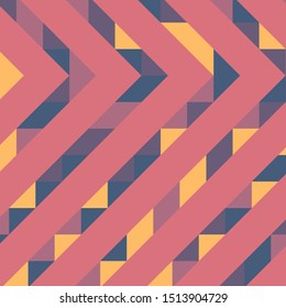 Abstract geometric background with lines of colored triangles. Can be used as poster, banner, border, background, Wallpaper, card, print and etc. Eps10 vector.