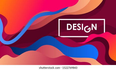Abstract geometric background. Liquid design. Geometric background. Colorful halftone gradients. Future geometric patterns. very suitable for your work project. trend design