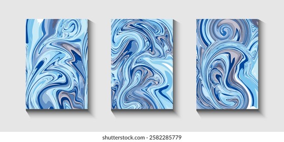 Abstract geometric background. Liquid dynamic Fluid, wavy forms mixed with sharp geometric elements. Design for banner, cards, prints, social media, poster, flyer and background design template.