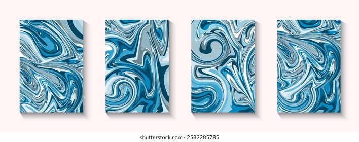 Abstract geometric background. Liquid dynamic Fluid, wavy forms mixed with sharp geometric elements. Design for banner, cards, prints, social media, poster, flyer and background design template.