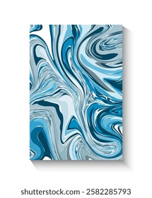 Abstract geometric background. Liquid dynamic Fluid, wavy forms mixed with sharp geometric elements. Design for banner, cards, prints, social media, poster, flyer and background design template.