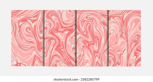 Abstract geometric background. Liquid dynamic Fluid, wavy forms mixed with sharp geometric elements. Design for banner, cards, prints, social media, poster, flyer and background design template.