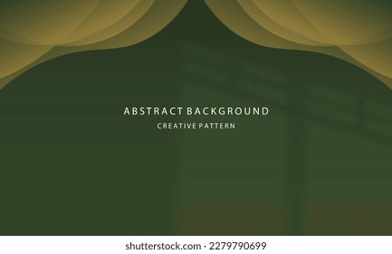 Abstract Geometric Background Liquid Wave Gradient Transparent Green Color Moss EPS 10