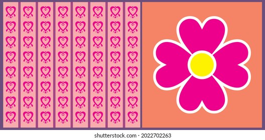 Abstract geometric background. love background. eps 10