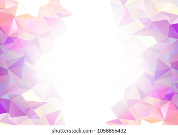 Abstract geometric background with low poly design