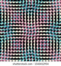 Abstract geometric background in low poly style. Polka dot pattern. Vector image.