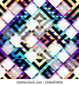 Abstract geometric background in low poly style. Vector image.