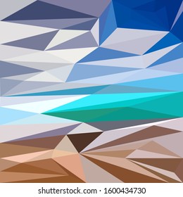 abstract geometric background low poly mosaic style