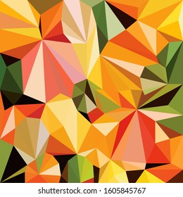 abstract geometric background low poly mosaic style