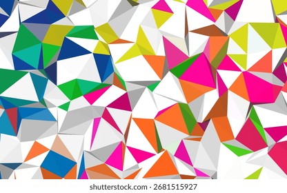 Fondo geométrico Abstractas, bajo fondo creativo abstracto poli.