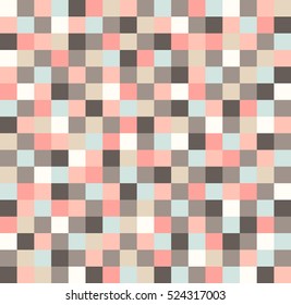 Abstract Geometric Background, Made Of Colorful Squares