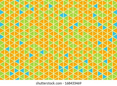 The abstract geometric background made out of triangle shapes / The triangle theme / The abstract pattern 