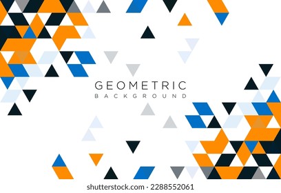 Abstract geometric background with magenta triangle shapes 