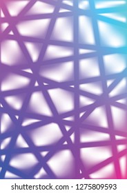 Abstract geometric background with many colored lines Collaborate over into a polyhedron Vector illustration. Design work