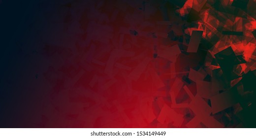 Abstract geometric background from many shapes. Layering and intersection of forms. Background for your print design and presentations.
