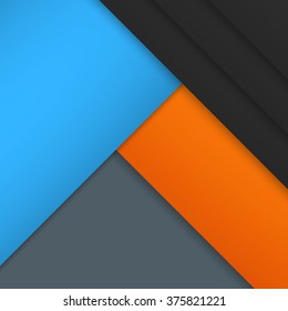 Abstract geometric background. Material design. Vector Illustration.