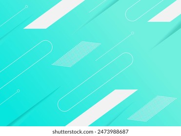 Abstract geometric background. Memphis Element Dynamic shapes composition. Vector illustration