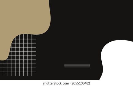 abstract geometric background with memphis style, vintage background, classic landing page concept vector.