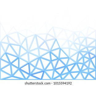 Abstract geometric background with mesh of triangles. Polygonal space. Low Poly. Trend white texture.
