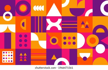 Abstract geometric background with minimal design. It is suitable for banners, posters, flyers, covers, etc. Vector illustration
