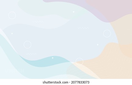 Abstract geometric background with minimal shape, gradient and memphis style, Suitable for various background design, template, banner, poster, presentation, etc.