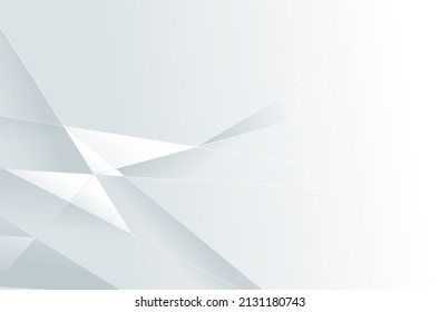 Fondo geométrico abstracto. Papel de escritorio geométrico mínimo en blanco. 3.ª representación
