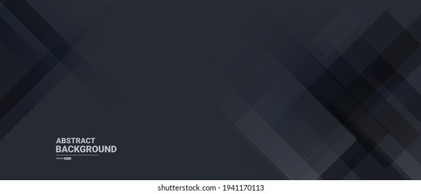 ฺิ Fondo geométrico abstracto negro. Estilo minimalista. ilustración vectorial.