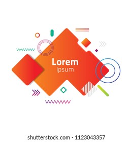 Abstract Geometric Background, Minimalistic Design,Modern Dynamic shapes, Vector Illustration
