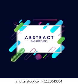 Abstract Geometric Background, Minimalistic Design,Modern Dynamic shapes, Vector Illustration