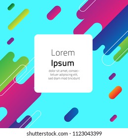 Abstract Geometric Background, Minimalistic Design,Modern Dynamic shapes, Vector Illustration