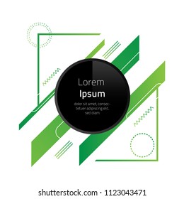 Abstract Geometric Background, Minimalistic Design,Modern Dynamic shapes, Vector Illustration