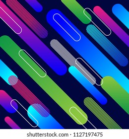 Abstract Geometric Background, Minimalistic Design,Modern Dynamic shapes, Vector Illustration