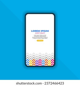 Abstract Geometric Background for Mobile Landing Page