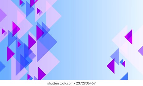 Abstract geometric background with modern blue color