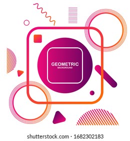 Abstract geometric background of modern color gradations. Applicable for Covers, Voucher, Posters, Flyers and Banner Designs. -Vector