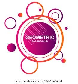 Abstract geometric background of modern color gradations. Applicable for Covers, Voucher, Posters, Flyers and Banner Designs. -Vector