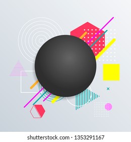 Abstract geometric background. Background for modern design. Vector