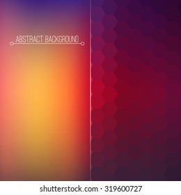 Abstract geometric background. Modern design hexagons pattern