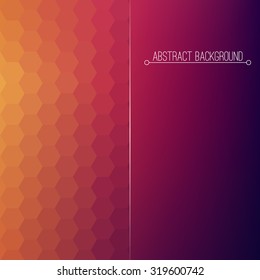 Abstract geometric background. Modern design hexagons pattern