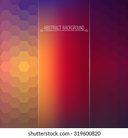 Abstract geometric background. Modern design hexagons pattern