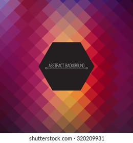 Abstract geometric background. Modern design squares pattern