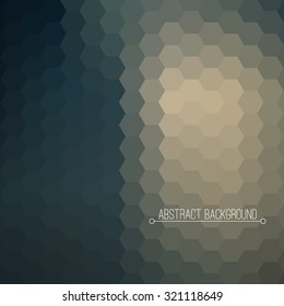 Abstract geometric background. Modern design hexagons pattern