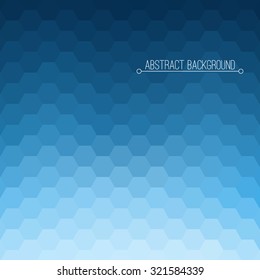 Abstract geometric background. Modern design hexagons pattern