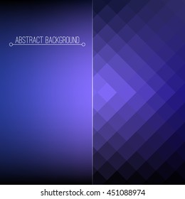 Abstract geometric background. Modern design squares pattern. Mosaic,tessellation